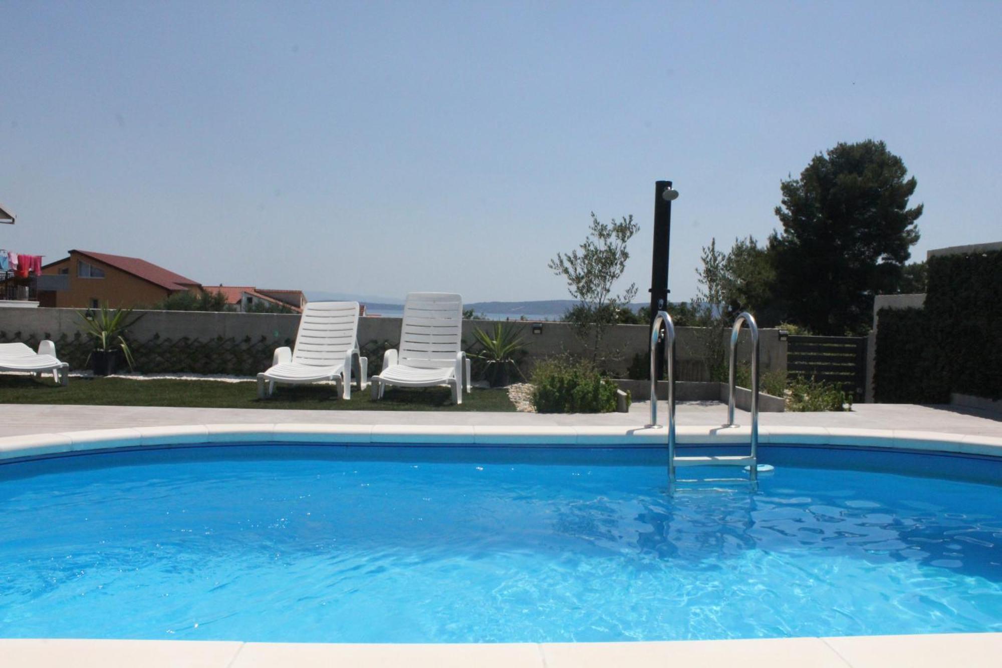 Villa Marta 3 Bedrooms, 2 Baths And Pool Kaštel Štafilić Kültér fotó