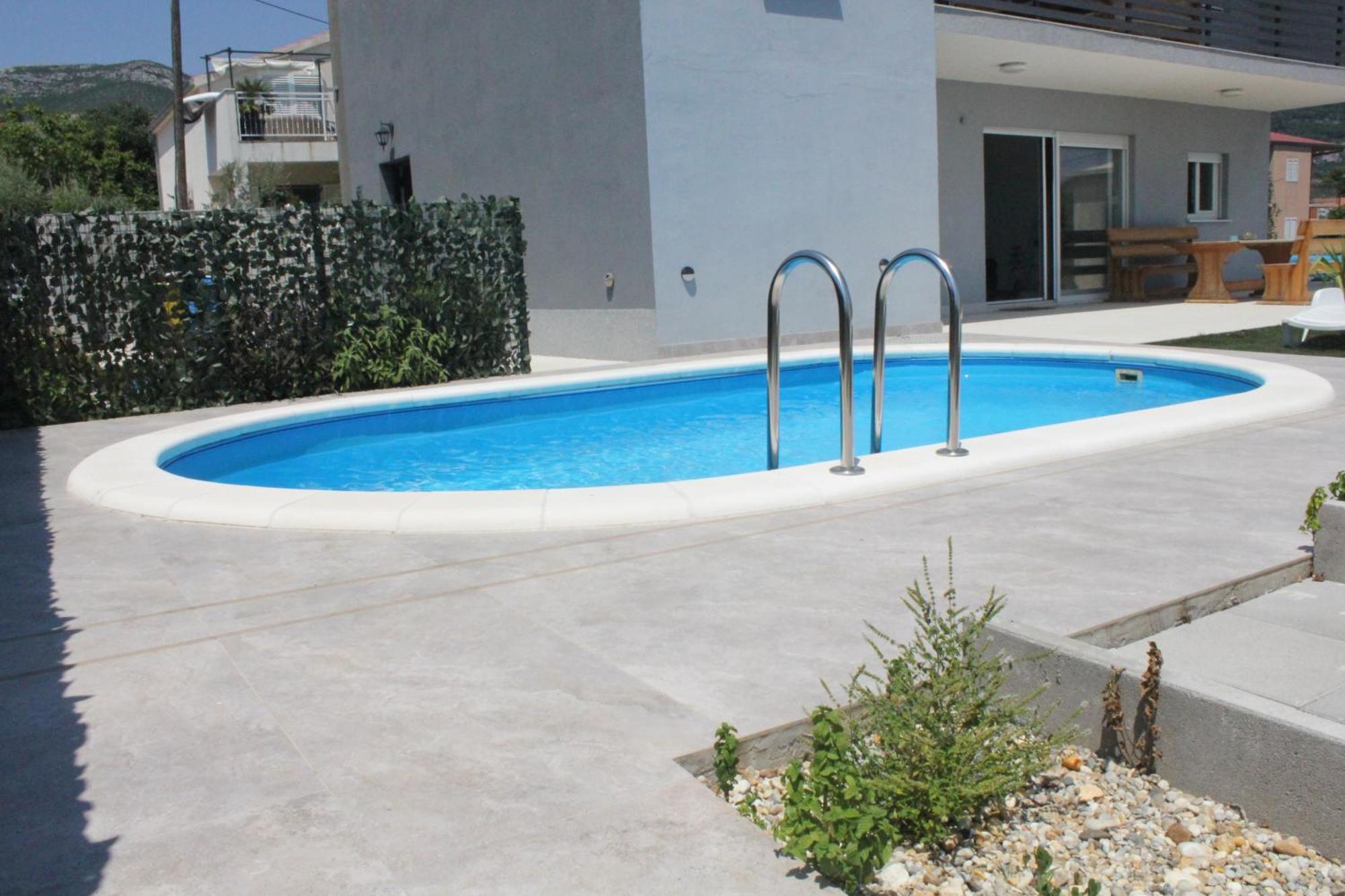 Villa Marta 3 Bedrooms, 2 Baths And Pool Kaštel Štafilić Kültér fotó